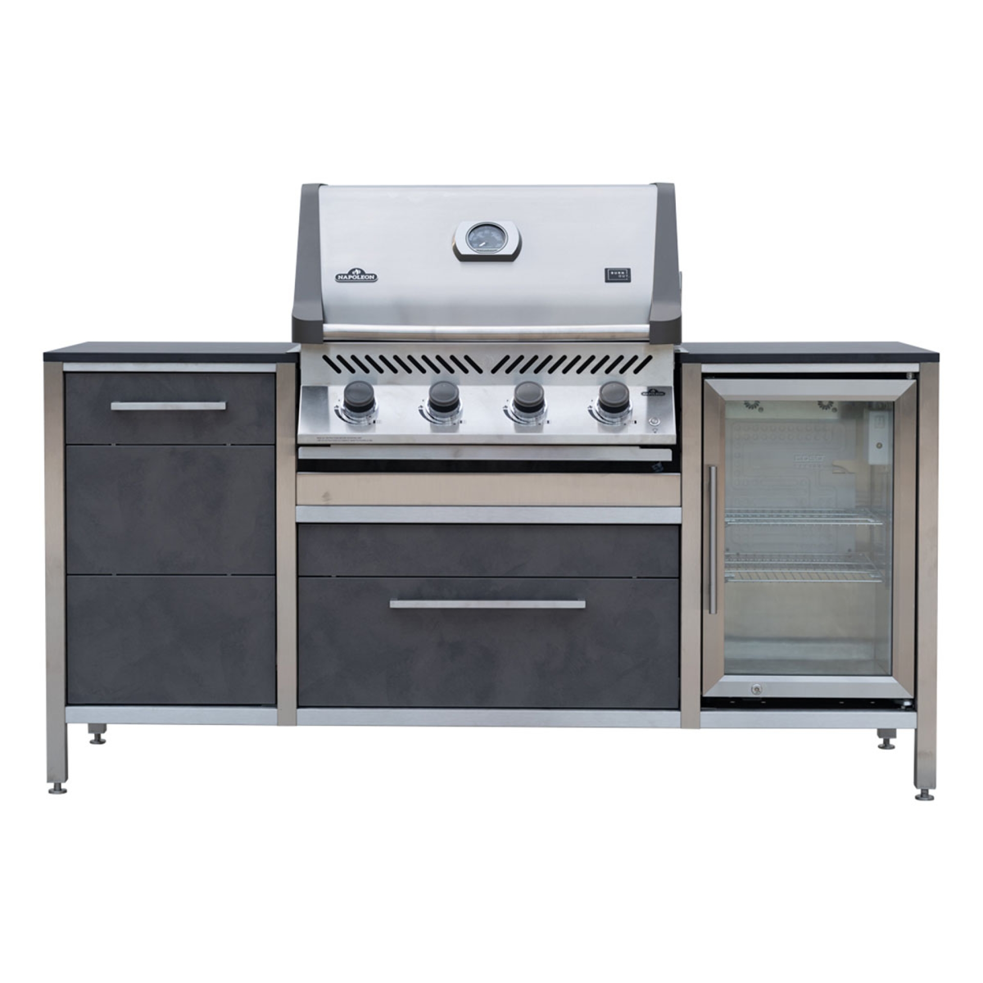 Burnout BBQ Block grau / Shadow